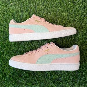 Puma Suede Classic 21 JR Lotus Pink Eggshell Blue